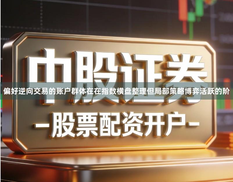 偏好逆向交易的账户群体在在指数横盘整理但局部策略博弈活跃的阶