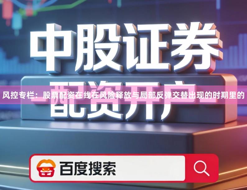 风控专栏：股票配资在线在风险释放与局部反弹交替出现的时期里的